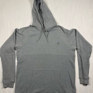 Timberland Gray Hooded Waffle Thermal Pullover